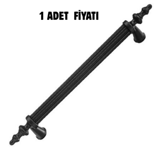 Alm. Siyah Boru Sivri 001 Kulp 96 mm