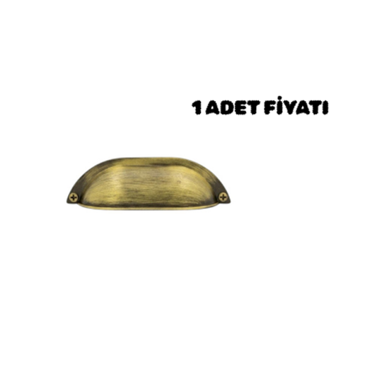 Çanak Kulp Antik Sarı 96 mm