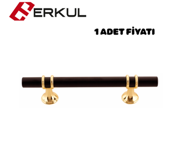 Sude Paslanmaz Mat Siyah Kulp 224 mm Altın
