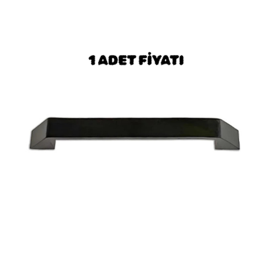 Orta Girift Kulp 192 mm Mat Siyah 15 mm