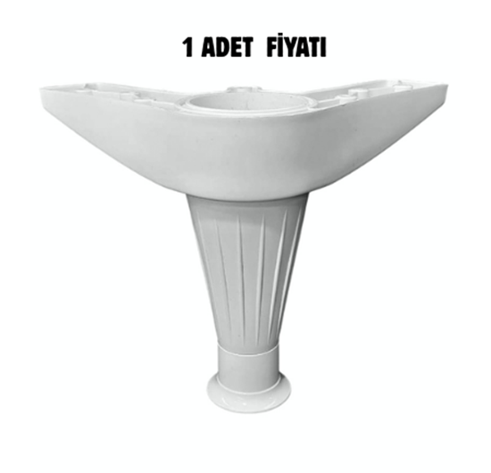 Yonca Ayarlı Pls Ayak Beyaz 15 cm
