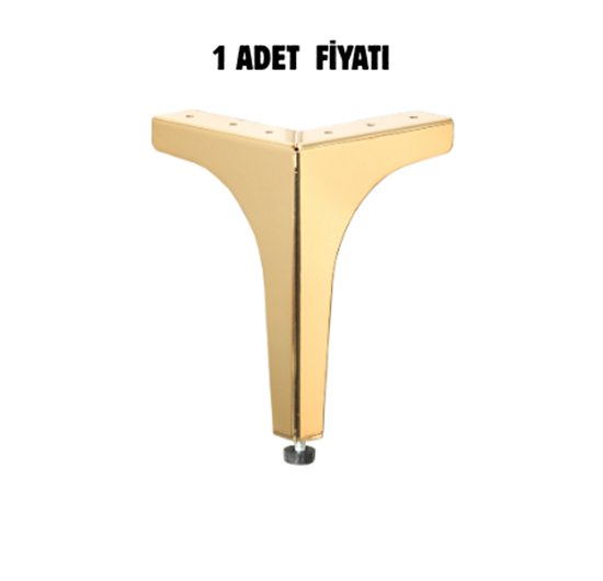 Lükens Metal Altın Ayak 12 cm