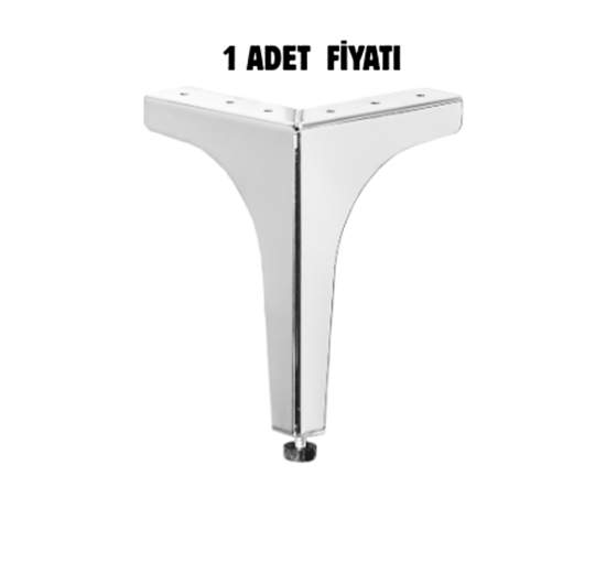 Lükens Metal Krom Ayak 12 cm