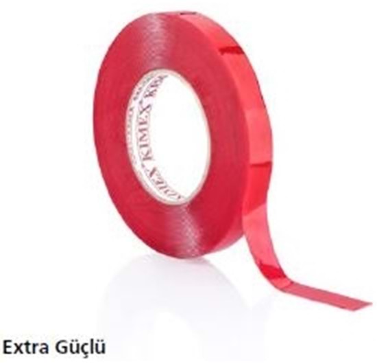 Canex Çift Taraf Silikonlu Band Şeffaf 18 mm x 10 mt