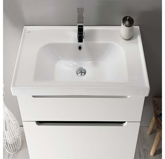 Turkuaz Frame Etajerli Lavabo 80x45 cm