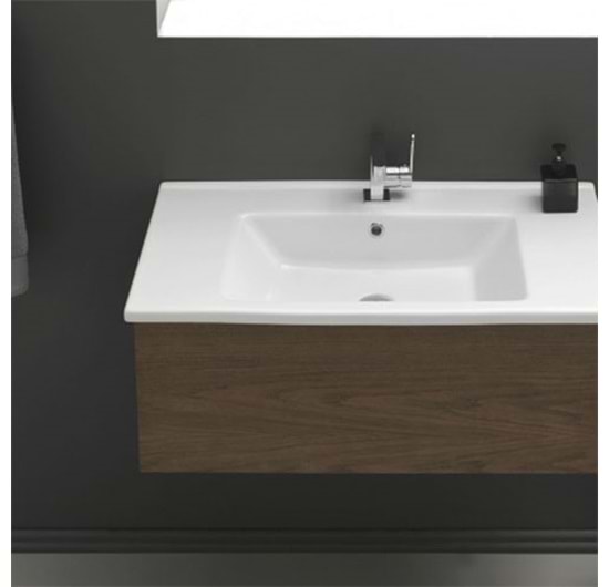 Turkuaz Arte Etajerli Lavabo 85x45 cm