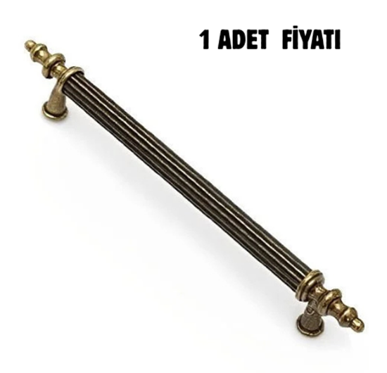 Alm. Antik Sarı Boru Sivri 005 Kulp 224 mm