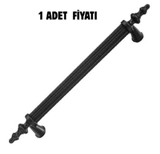 Alm. Siyah Boru Sivri 001 Kulp 224 mm
