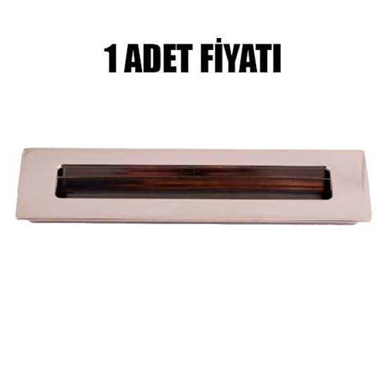 Gonca Gömme Kulp İnox 160 mm