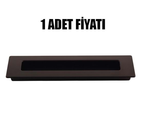 Gonca Gömme Kulp Mat Siyah 160 mm