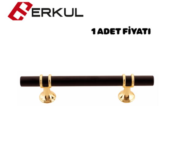 Sude Paslanmaz Mat Siyah Kulp 160 mm Altın