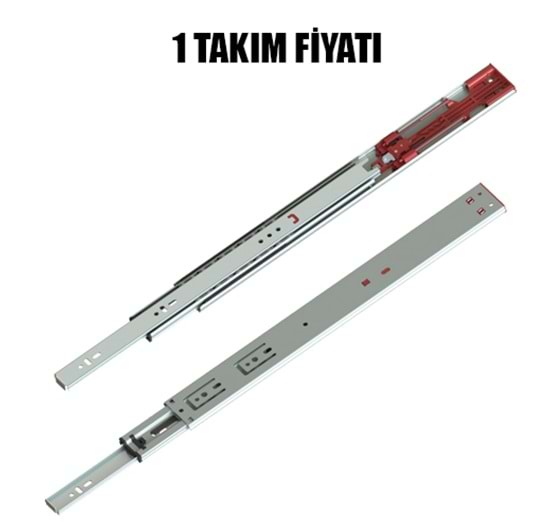 Canex Bas-Aç Telesk.Bilyalı Ray 43x35 cm ( 1 Takım )