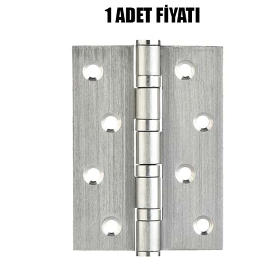 Paslanmaz Menteşe Düz 2.2 mm Saten 100 mm