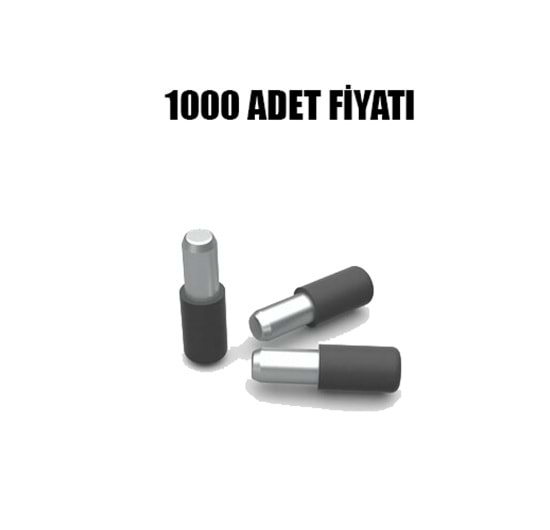 Pls. Başlı Metal Geçmeli Raf Pimi Antrasit ( 1000 Adet)