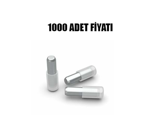 Pls. Başlı Metal Geçmeli Raf Pimi Şeffaf ( 1000 Adet)