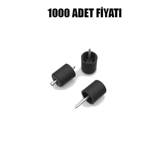 Pls. Çivili Raf Pimi Siyah ( 1000 Adet)