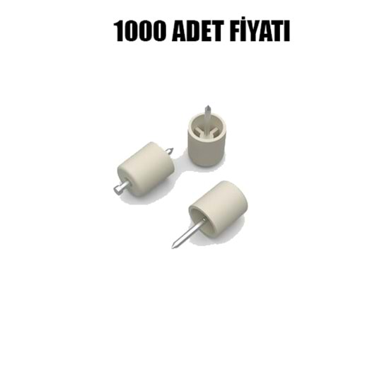 Pls. Çivili Raf Pimi Krem ( 1000 Adet)