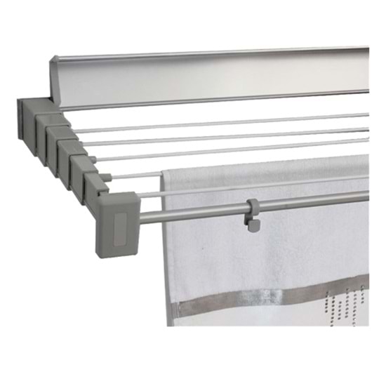 Metali Teleskopik Çamaşır Askısı 60 Cm