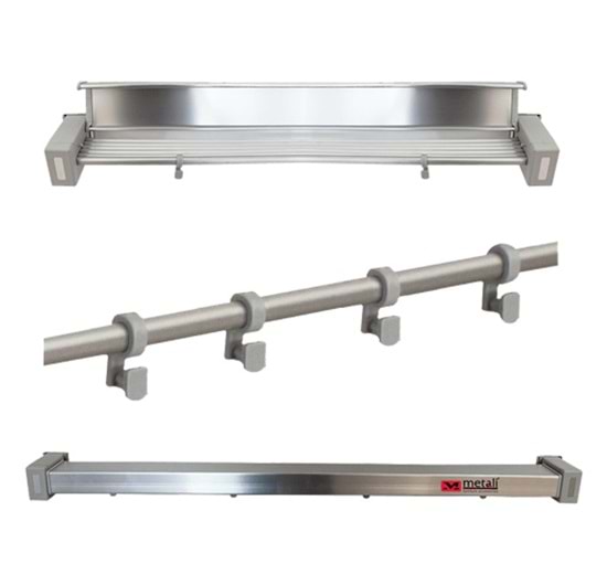 Metali Teleskopik Çamaşır Askısı 60 Cm