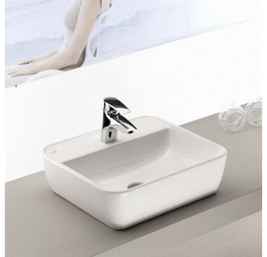 Turkuaz One Lavabo 46x42 Cm